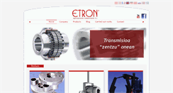 Desktop Screenshot of etron.es